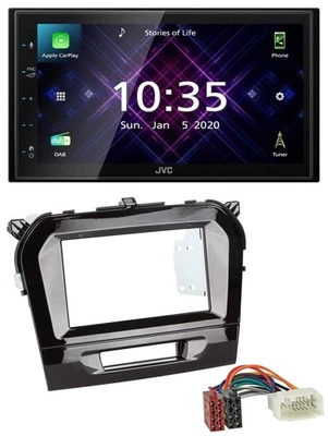 JVC DAB 2DIN MP3 Bluetooth USB Autoradio für Suzuki Vitara (ab 2015) - Bild 1 von 4
