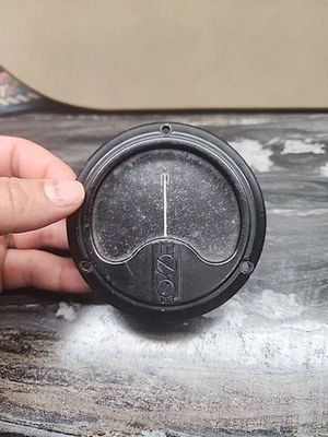 Medidor de panel analógico Westinghouse vintage de los años 50 redondo negro - usado sin probar Foto 1 de 4