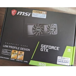 MSI GeForce GTX 1650 4GB GDDR5 PCI 3.0 Low Profile Video Card - Picture 1 of 6