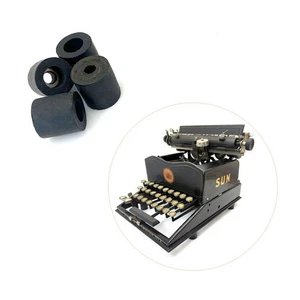 x4 New Replacement Rubber Feet for Sun Typewriter Part Antique Vtg Star Nova - Picture 1 of 5