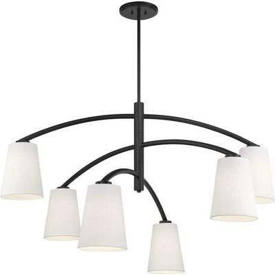 Minka-Lavery 5399-66A OPEN BOX Headington Chandelier Coal - Image 1 of 4