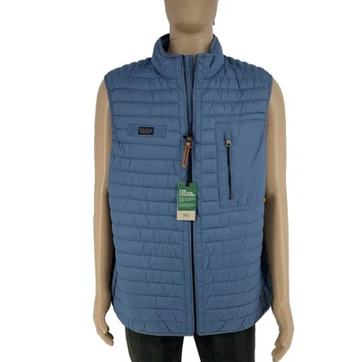 Camel Active Hombre Azul Acolchado Chaleco Talla Eu 56GB / US 46 - Imagen 1 de 4