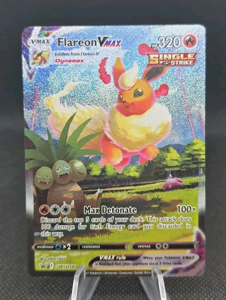 Flareon VMAX SWSH180 SWSH: Sword & Shield Promo Cards Holo - Image 1 of 4