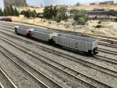 N Scale Intermountain Bethgon Coalporter Lot Of 3 ( UP, KCLX, AEPX) - Image 1 of 4