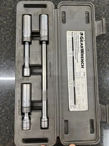 GEARWRENCH 3pc Magnetic Swivel Spark Plug Set 3/8" Drive 6-Point 41740D In Case - Foto 1 di 7