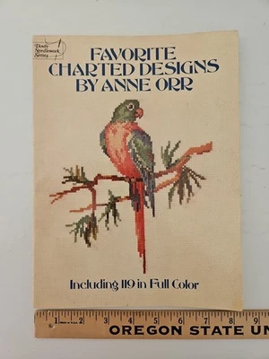DOVER Favorite Charted Designs by Anne Orr Counted Cross Stitch Pattern Book  - Image 1 of 4