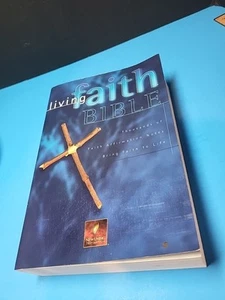 LIVING FAITH BIBLE (NLT)NEW LIVING TRANSLATION,FAITH AFFIRMATION NOTES, HC 2000 - Imagen 1 de 2