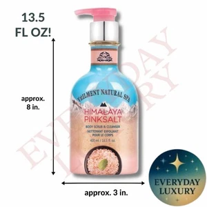 Avon Veilment Natural Spa Himalayan Pink Salt Body Scrub & Cleanser 13.5 fl.oz. - Picture 1 of 3
