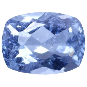 Cuscino 1,12 ct (7,87 x 5,78 mm) non riscaldato 100% naturale acquamarina blu cielo - Foto 1 di 1