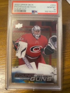 2022 Upper Deck Pyotr Kochetkov Young Guns #224 Clear Cut PSA 10 POP 24 - Picture 1 of 2