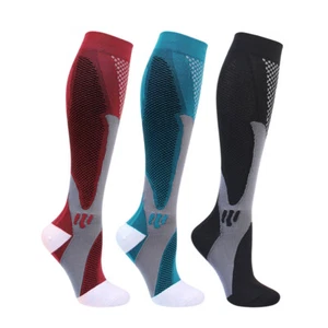 Mens Compression Socks 20-30 mmhg Leg Support Sports for Running Fitness Winter - Picture 1 of 20