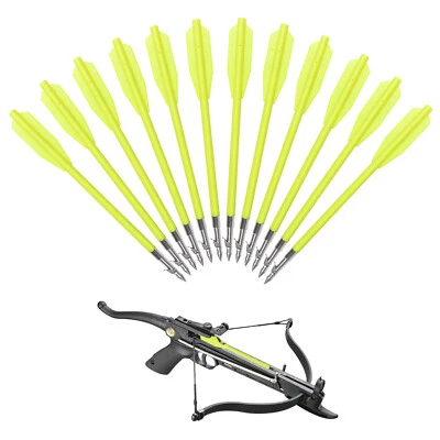 6.8" Yellow Plastic Fishing Bolts Arrows for 50 to 130 Pounds Crossbow 12PCS - Image 1 of 4