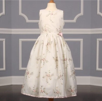 Us Angels 431 象牙色 带浅粉色花朵 女孩 — 第 1/4 张图片