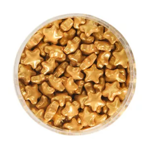Sprinks Gold Stars Sprinkles Cake Cupcake Cookie Baking Decoration 70g - Picture 1 of 4