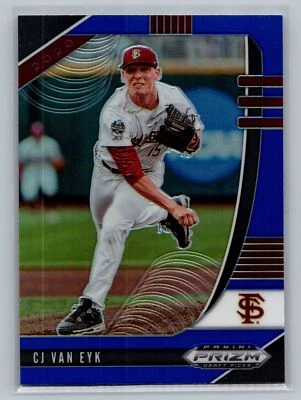 2020 Panini Prizm Draft Picks #PDP42 CJ Van Eyk Blue Prizm - Image 1 of 2