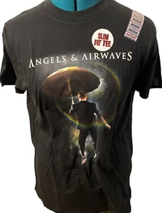 Vintage Angels & Airwaves Shirt Medium schwarz Rock Konzert Musik Band Y2K - Bild 1 von 5