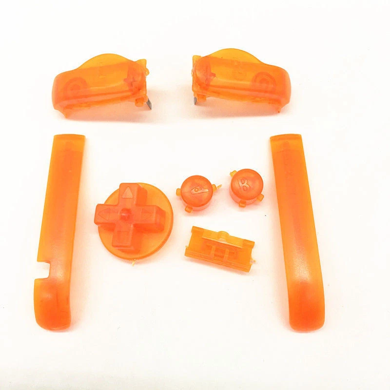 Nintendo Game Boy Advance GBA BUTTONS SET Bumper Shoulder R L A B D-Pad ORANGE - Image 1 of 1