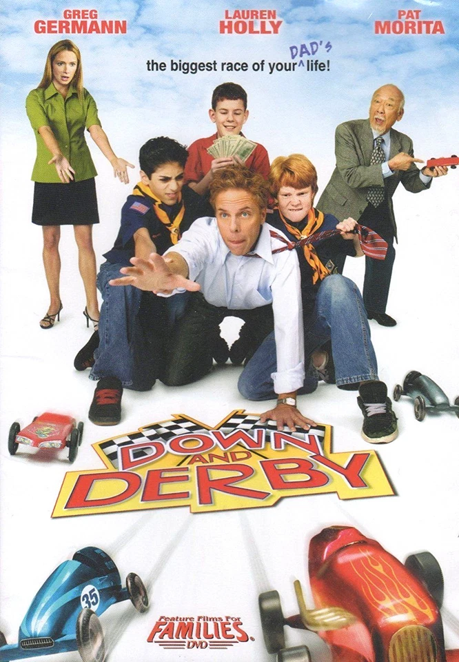 Down and Derby DVD Greg Germann, Lauren Holly, Pat Morita, Robert Costanzo MOVIE - Image 1 of 1