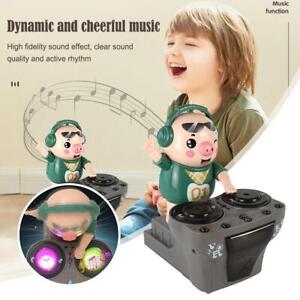 DJ Pig Musical Toy Swing Electronic Dancing Piggy Doll for Infant Baby Kids,