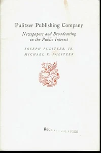 Pulitzer Publishing Newspaper Broadcasting Public Interest Post-Dispatch History - Imagen 1 de 1