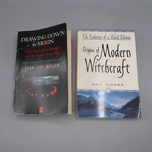 Drawing down the Moon by Adler & Origins of Modern Witchcraft by Moura Lot - Imagen 1 de 8