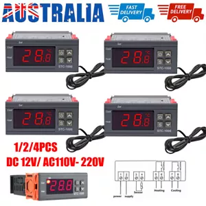 1-10x STC-1000 Digital Temperature Controller Thermostat Cooling Heating Output - Picture 1 of 16