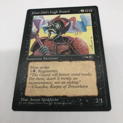 Magic The Gathering Lim-Dul’s High Guard Lim Duls High Guard Alliances Creature - Image 1 of 4