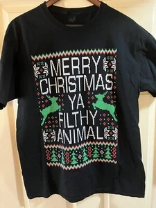 Lustiges Ya Filthy Animal Shirt Ugly Sweater Weihnachten T-Shirt - Bild 1 von 3