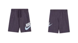 New Nike Big Boys Club Fleece Sportswear Shorts Purple Size LMSRP:$30 - Picture 1 of 3