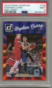 Stephen Curry 16/17 Panini Donruss Red Laser #87/99 PSA 9 MInt - Bild 1 von 1
