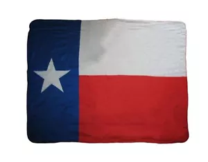 Texas Baby Size Polar Fleece 30"x40" Texas Flag Fleece Throw Blanket - Picture 1 of 1