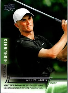 2024 Upper Deck #51 Will Zalatoris PGA - Picture 1 of 2