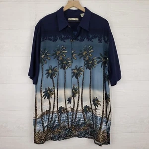 Batik Bay Hawaiihemd Herren Gr. XL Camp Hemd Palmen - Bild 1 von 12