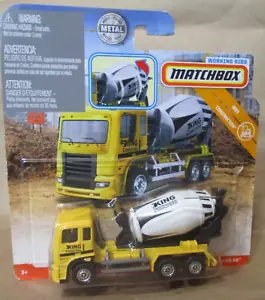 Matchbox Working Rigs Cement King HD Mixter Truck 1:87 scale diecast - Picture 1 of 4