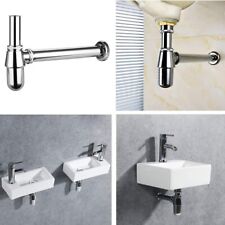 Sleek Chrome plated Brass Sink Trap Scratch and Tarnish Resistant Complete Kit