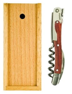 Laguiole Rosewood corkscrew in Wooden slide box - Picture 1 of 1