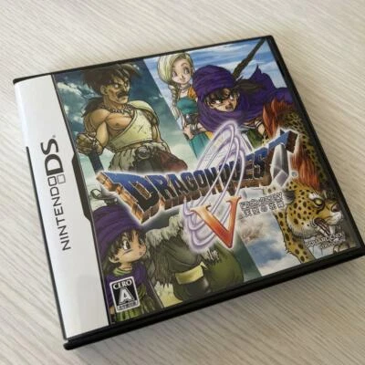 Used Square Enix 2008 Dragon Quest V 5: Tenkuu no Hanayome Nintendo DS Retro JPN - Image 1 of 4