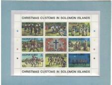 Solomon Islands | 1983 | Christmas Folklore  | Mini Sheet 509-517 | MNH