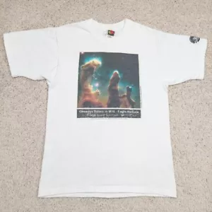 Camiseta Hubble Campamento Espacial NASA "Pilares Gaseosos, Nebulosa Águila" Años 90 De Colección. Talla S. - Imagen 1 de 8