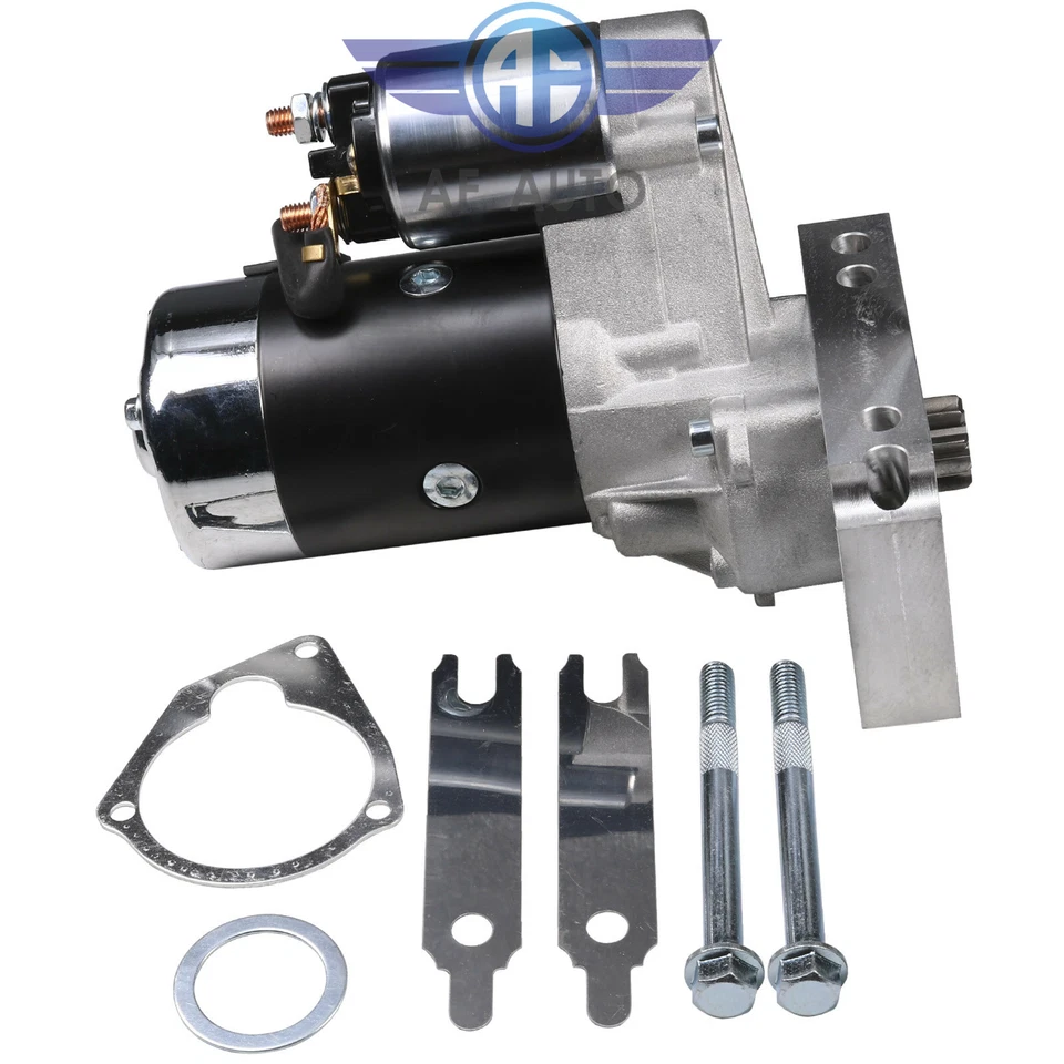 Mini arrancador de alto par compatible con Chevy 153 168 dientes de bloque pequeño y grande Foto 1 de 4