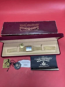 Vintage Jules Jurgensen 4434 Gold Plated Quartz Ladies Watch - Picture 1 of 8