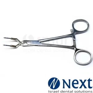 Jacket Grip forceps 14 cm Crown tweezer dental diamond pin plier reverse - Picture 1 of 3