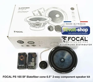 FOCAL PS 165 SF Slatefiber cone 6.5’’ 2-way component speaker kit; 80W RMS; 4Ω - Picture 1 of 9