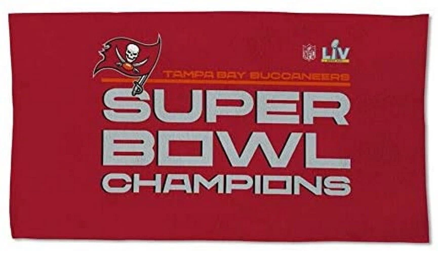 Tampa Bay Buccaneers Super Bowl LIV 2021 logotipo genérico bandera campeón Tom Brady Foto 1 de 1