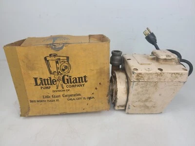 复古 Little Giant 1/2 英寸 NPT 号 3 泵 8-12R(已测试) — 第 1/4 张图片