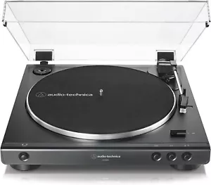 Audio Technica AT-LP60X Giradischi con trazione a cinghia completamente automatico - Nero - Foto 1 di 8