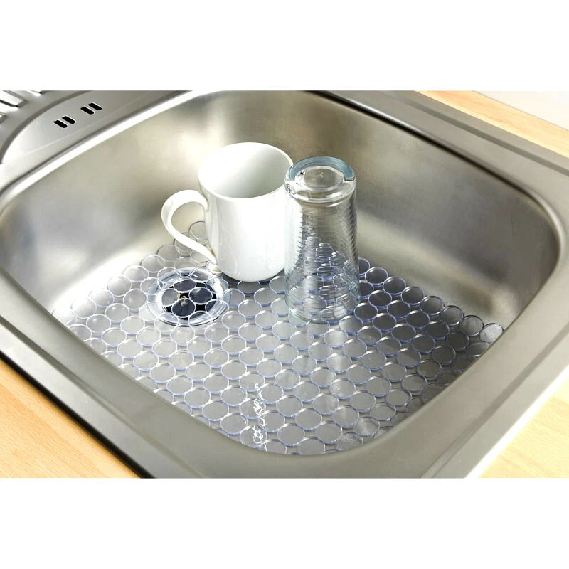 Addis Clear Anti Slip Kitchen Sink scratch Protector Drainer Sink Mat protector
