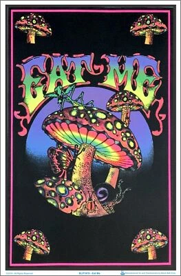 Eat Me Blacklight Poster 23 x 35 - Image 1 of 2