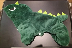 Dinosaur Winter Warm Pet Dog Clothes Puppy Cat Fleece Jacket Coat for Small Dogs - Picture 1 of 4