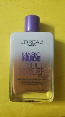 L'Oreal Paris Magic Nude Liquid Powder Perfecting Makeup SPF 18, Soft Sable - Image 1 of 2